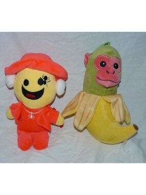 Italian Steal A Brainrot Plush Lot - Chimpanzini Bananinie & Spider Sammy
